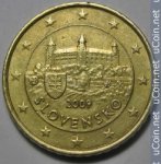 50 центов 2009 г. Словакия(20) - 5811 - реверс