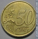 50 центов 2009 г. Словакия(20) - 5811 - аверс