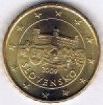 10 центов 2009 г. Словакия(20) - 5811 - реверс