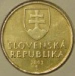 10 крон 2003 г. Словакия(20) - 5811 - реверс