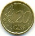 20 центов 2014 г. Словакия(20) - 5811 - аверс