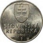 20 геллеров 2000 г. Словакия(20) - 5811 - реверс