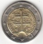 2 евро 2009 г. Словакия(20) - 5811 - реверс