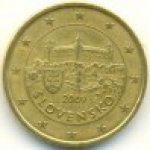 50 центов 2014 г. Словакия(20) - 5811 - реверс