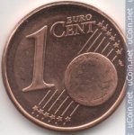 1 цент 2007 г. Словения(20) -5330 - аверс
