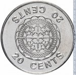 20 центов 2005 г. Соломоновы острова(20) - 607 - реверс