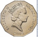 50 центов 2005 г. Соломоновы острова(20) - 607 - аверс
