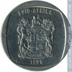 1 ранд 2000 г. ЮАР(26) - 385 - реверс