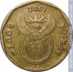 10 центов 2008 г. ЮАР(26) - 385 - реверс