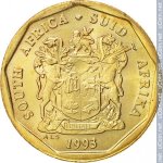 20 центов 1993 г. ЮАР(26) - 385 - аверс
