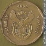 20 центов 2004 г. ЮАР(26) - 385 - реверс