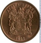 5 центов 1999 г. ЮАР(26) - 385 - аверс