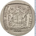 5 рандов 1994 г. ЮАР(26) - 385 - аверс