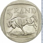 5 рандов 1994 г. ЮАР(26) - 385 - реверс