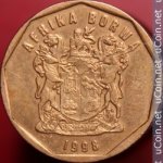 50 центов 1996 г. ЮАР(26) - 385 - реверс