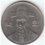 100 вон 2003 г. Корея Южная(12) -1084 - аверс