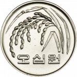 50 вон 2001 г. Корея Южная(12) -1084 - аверс