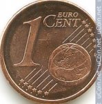 1 цент 2016 г. Испания(10) -12911 - реверс
