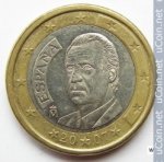 1 евро 2007 г. Испания(10) -12911 - реверс