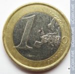 1 евро 2008 г. Испания(10) -12911 - реверс