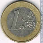 1 евро 2009 г. Испания(10) -12911 - аверс