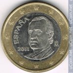 1 евро 2011 г. Испания(10) -12911 - аверс