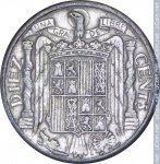 10 сентимо 1945 г. Испания(10) -12911 - реверс