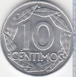 10 сентимо 1959 г. Испания(10) -12911 - реверс