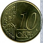 10 центов 2008 г. Испания(10) -12911 - аверс