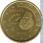 10 центов 2009 г. Испания(10) -12911 - реверс