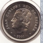 100 песет 2001 г. Испания(10) -12911 - реверс