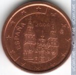 2 цента 2004 г. Испания(10) -12911 - реверс