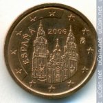 2 цента 2006 г. Испания(10) -12911 - реверс