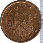 2 цента 2008 г. Испания(10) -12911 - аверс
