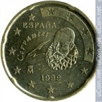 20 центов 1999 г. Испания(10) -12911 - реверс