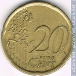 20 центов 2002 г. Испания(10) -12911 - аверс