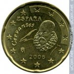 20 центов 2006 г. Испания(10) -12911 - реверс