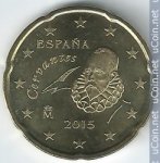 20 центов 2015 г. Испания(10) -12911 - реверс