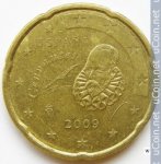 20 центов 2009 г. Испания(10) -12911 - реверс