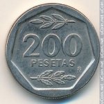 200 песет 1987 г. Испания(10) -12911 - реверс
