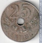 25 сентимо 1927 г. Испания(10) -12911 - аверс