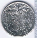 5 сентимо 1941 г. Испания(10) -12911 - аверс