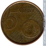 5 центов 2000 г. Испания(10) -12911 - аверс