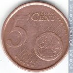5 центов 2004 г. Испания(10) -12911 - реверс