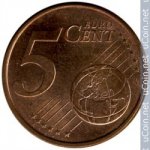5 центов 2008 г. Испания(10) -12911 - аверс