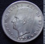 5 песет 1975 г. Испания(10) -12911 - аверс