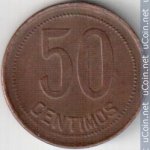 50 сентимо 1937 г. Испания(10) -12911 - аверс