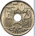 50 сентимо 1949 г. Испания(10) -12911 - реверс