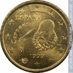 50 центов 1999 г. Испания(10) -12911 - реверс
