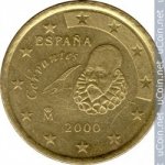 50 центов 2000 г. Испания(10) -12911 - реверс